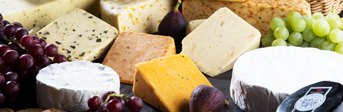 Wide Range of Hard and Soft Cheeses