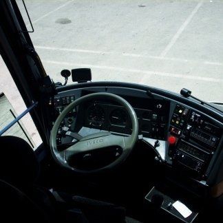 dettaglio postazione autista pullman