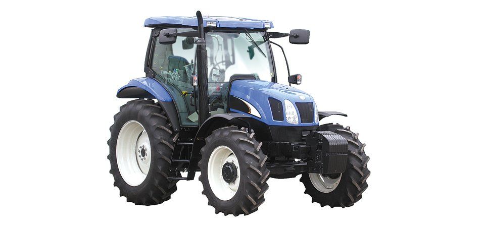 Blue tractor