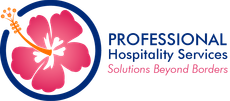 Professional Hospitality Services The logo for professional hospitality services solutions beyond borders