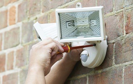 Security lighting for commercial properties