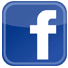 El logotipo de Facebook es un cuadrado azul con una f blanca encima.
