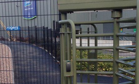 commercial establishment turnstiles