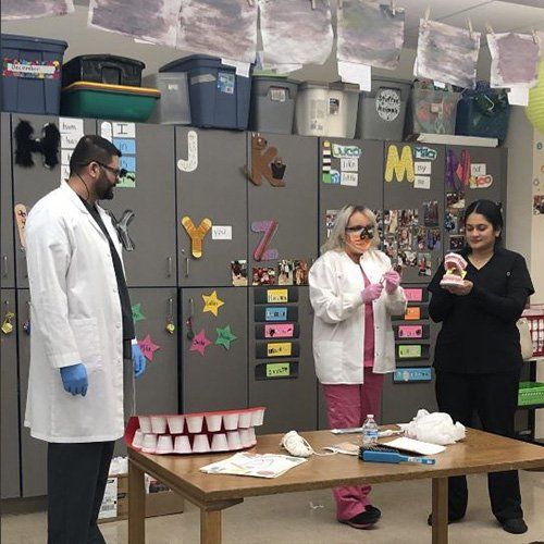 Dr Gagan Sandhu school visit 2