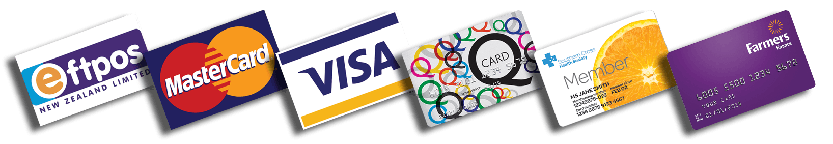 We accept the following payment options We accept the following payment options