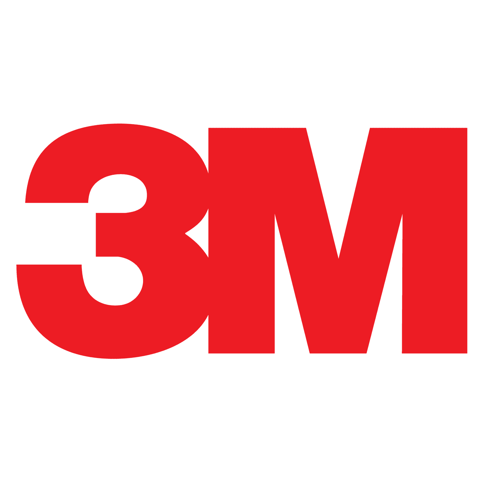 Red 3M logo on a white background