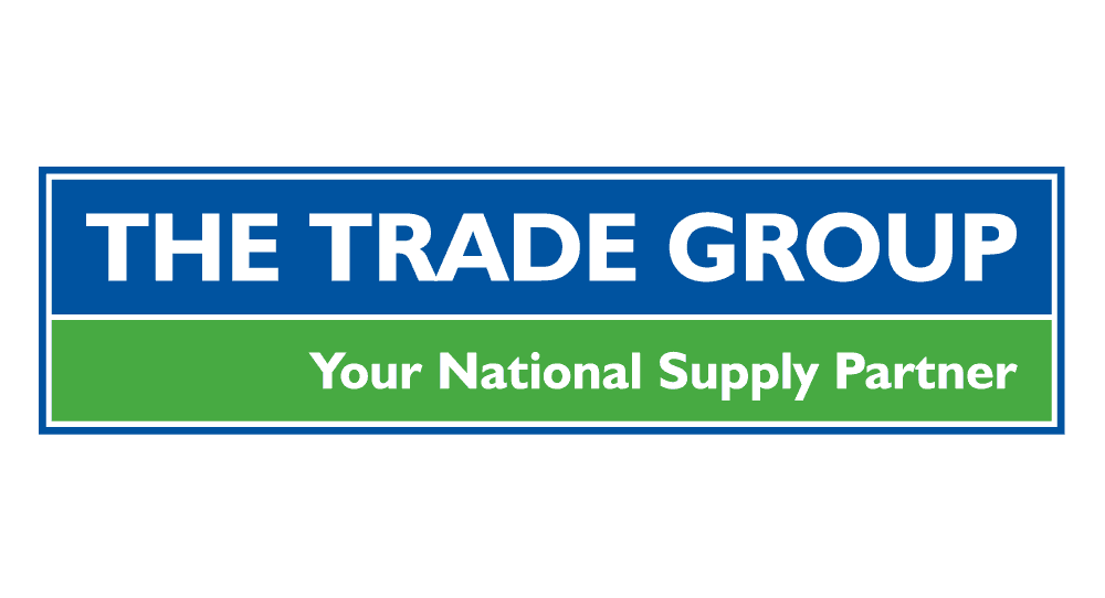The Trade Group logo in blue and green with the tagline “Your National Supply Partner”
