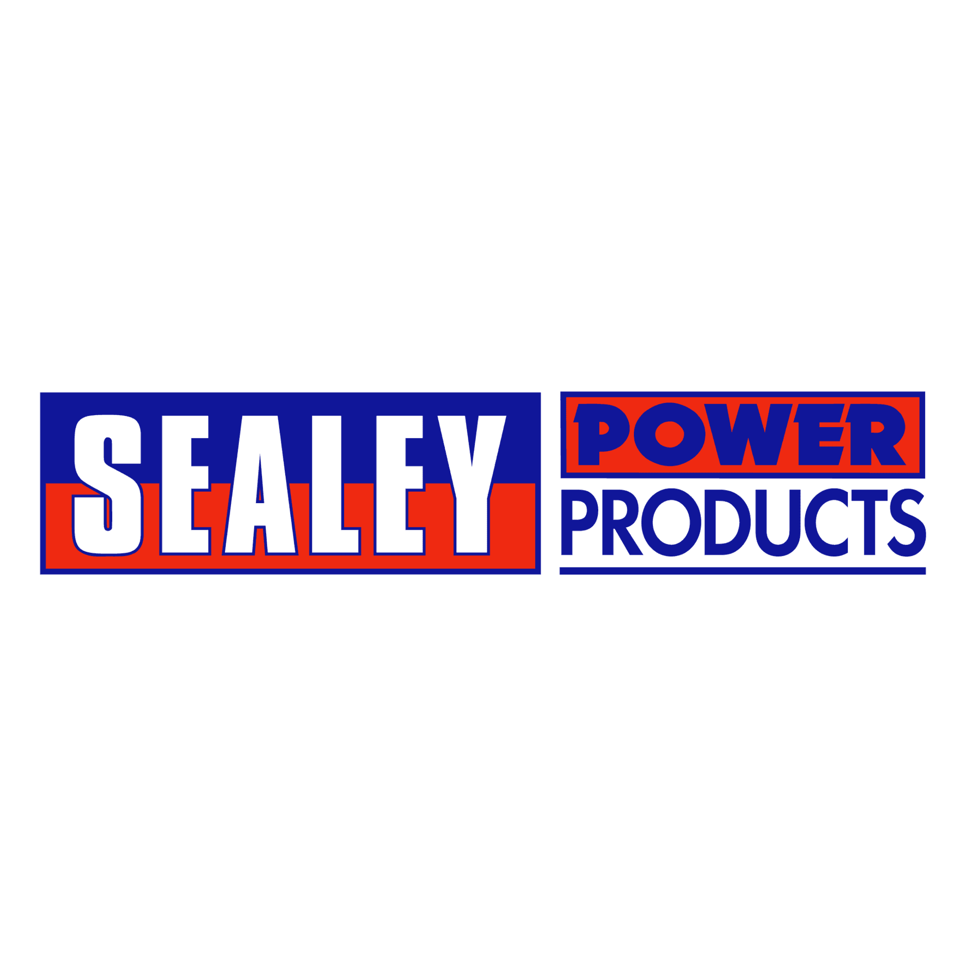 Sealey Power Products logo in blue and red text on a white background