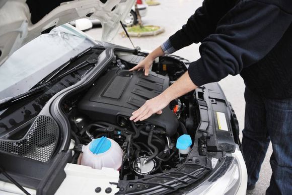 Professional doing auto repair