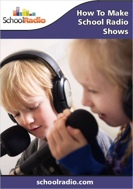 A book titled how to make school radio shows