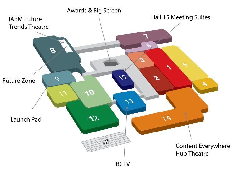 A floor plan of a building with various areas labeled