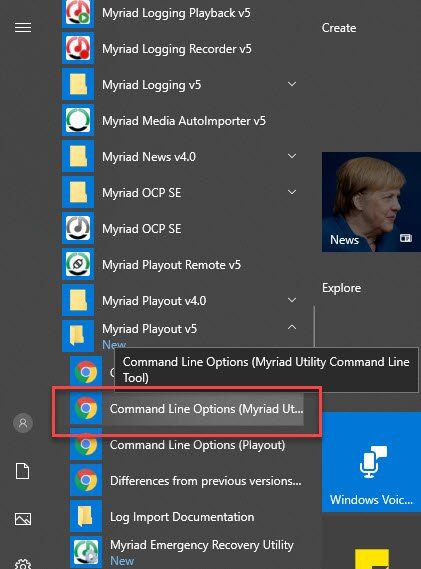A screenshot of the start menu of a computer