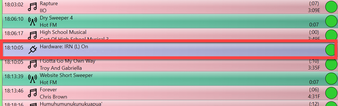 A computer screen shows a list of numbers and letters