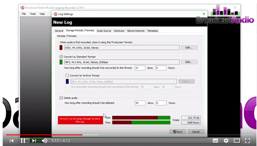 Logging Audio