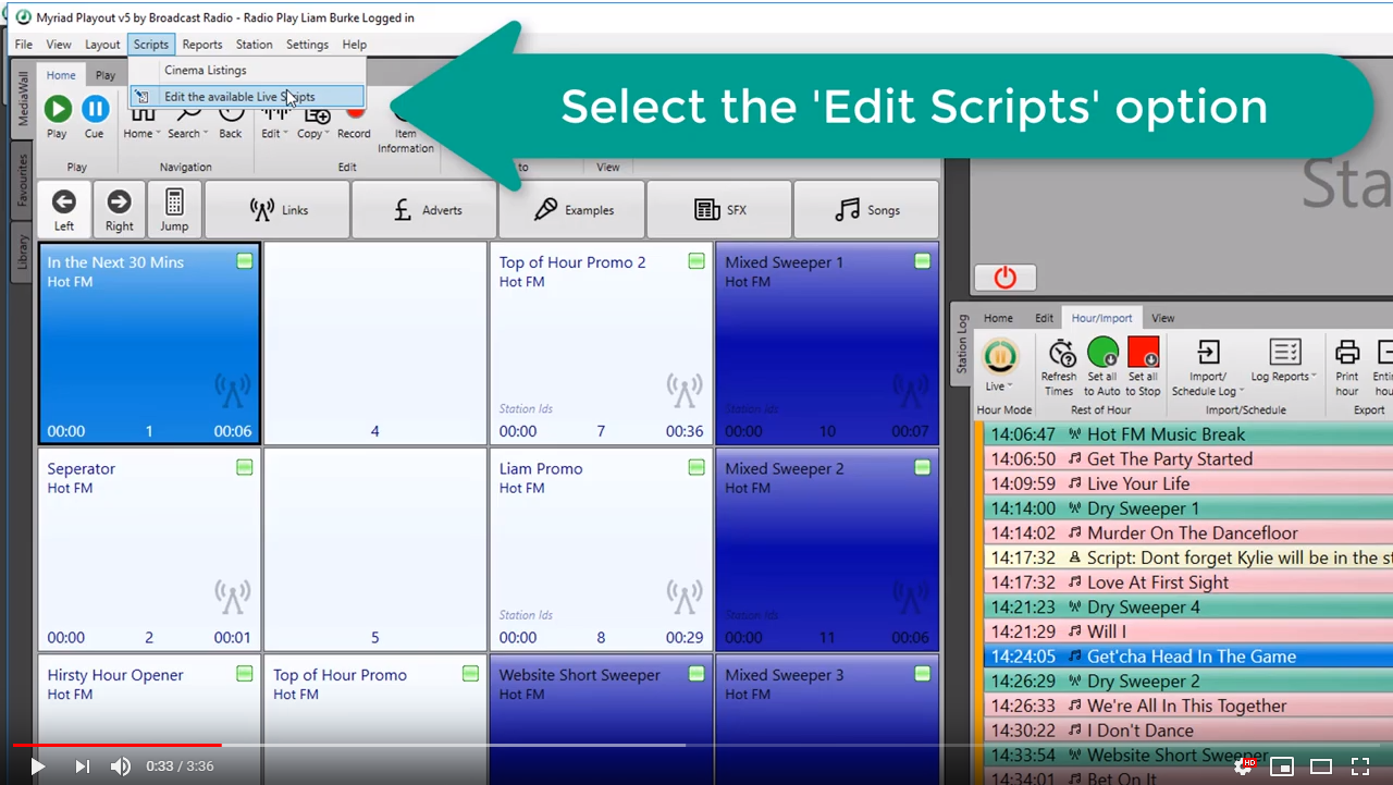 Scripts and Live Reads
