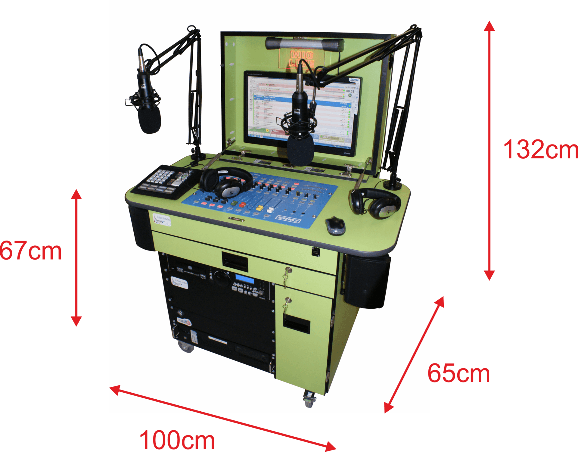SR3 Portable Studio Dimensions