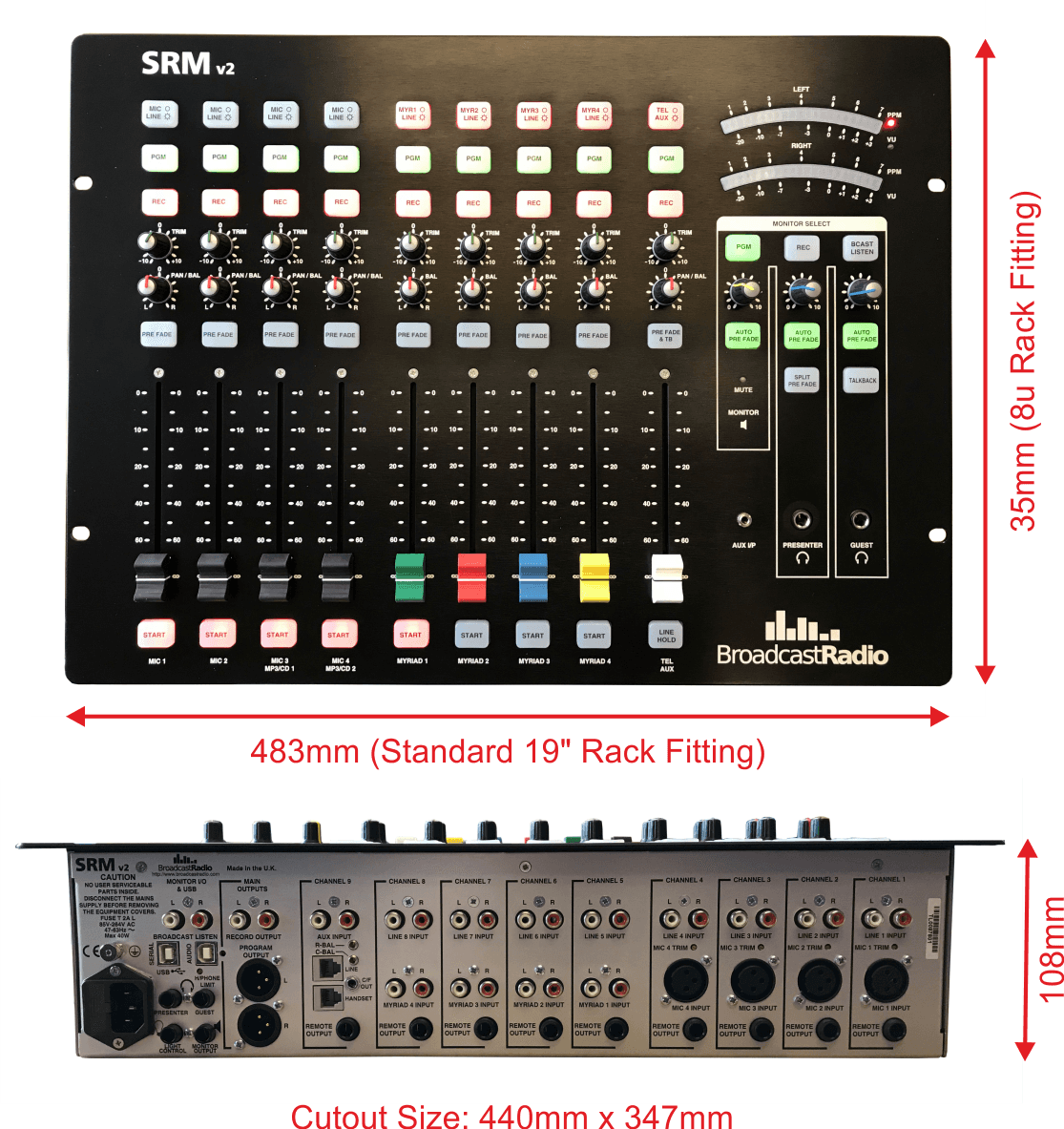 SRM Dimensions