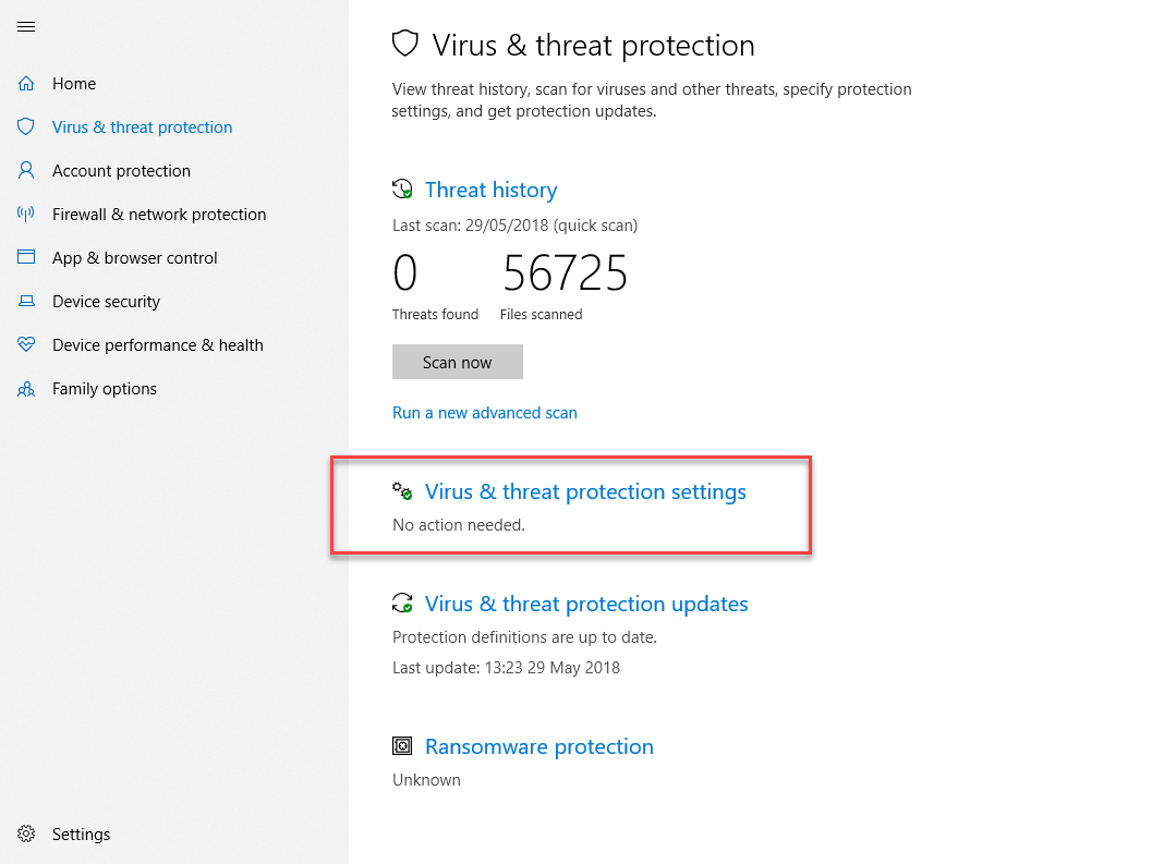 Screen shot from Anti-virus blog.