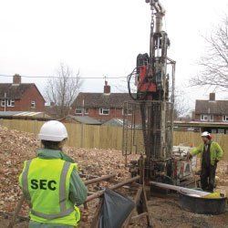 contractor assessing the risk on site