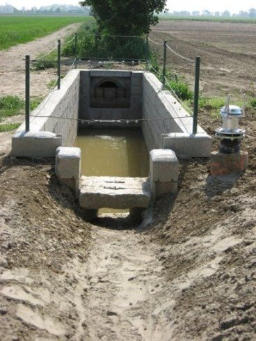chiusa di un impianto di irrigazione