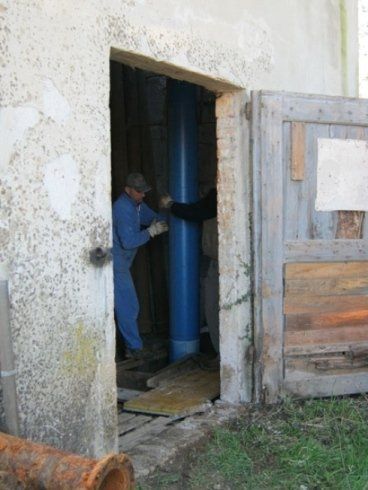 riparazione di un pozzo agricolo