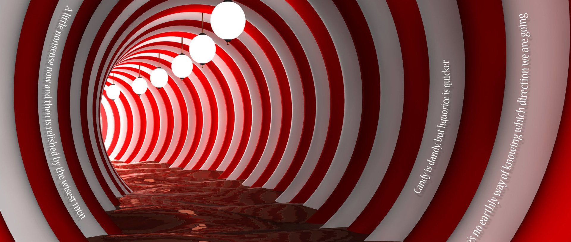 chocolate tunnel wallpaper