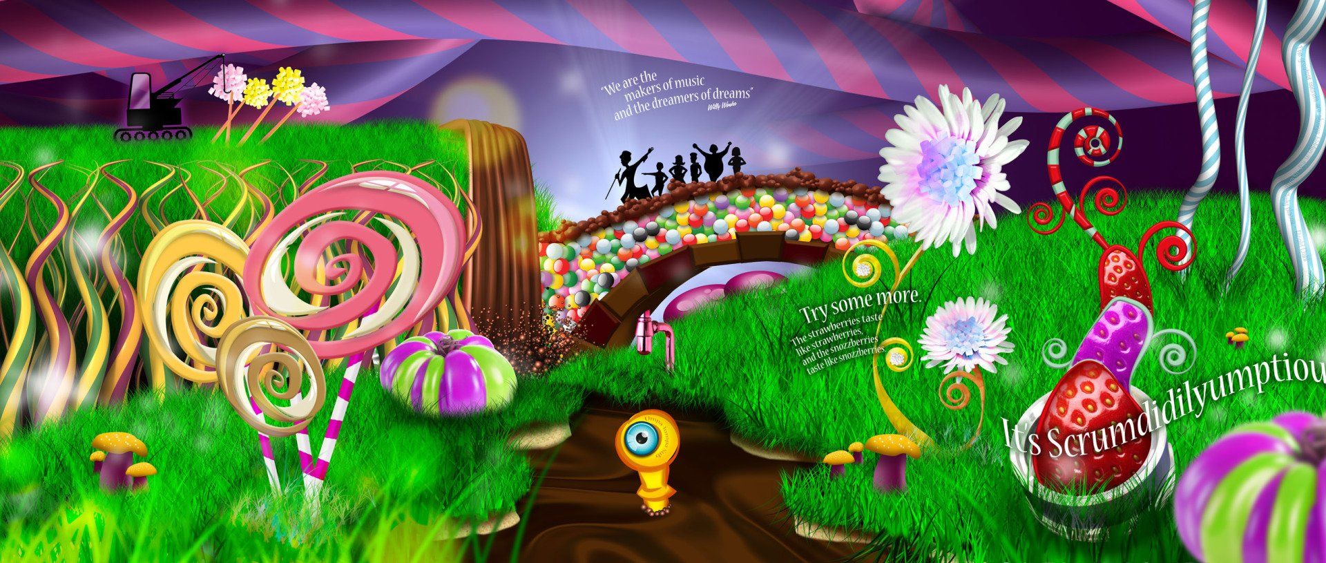 charley and the chocolate factory wallpaper
