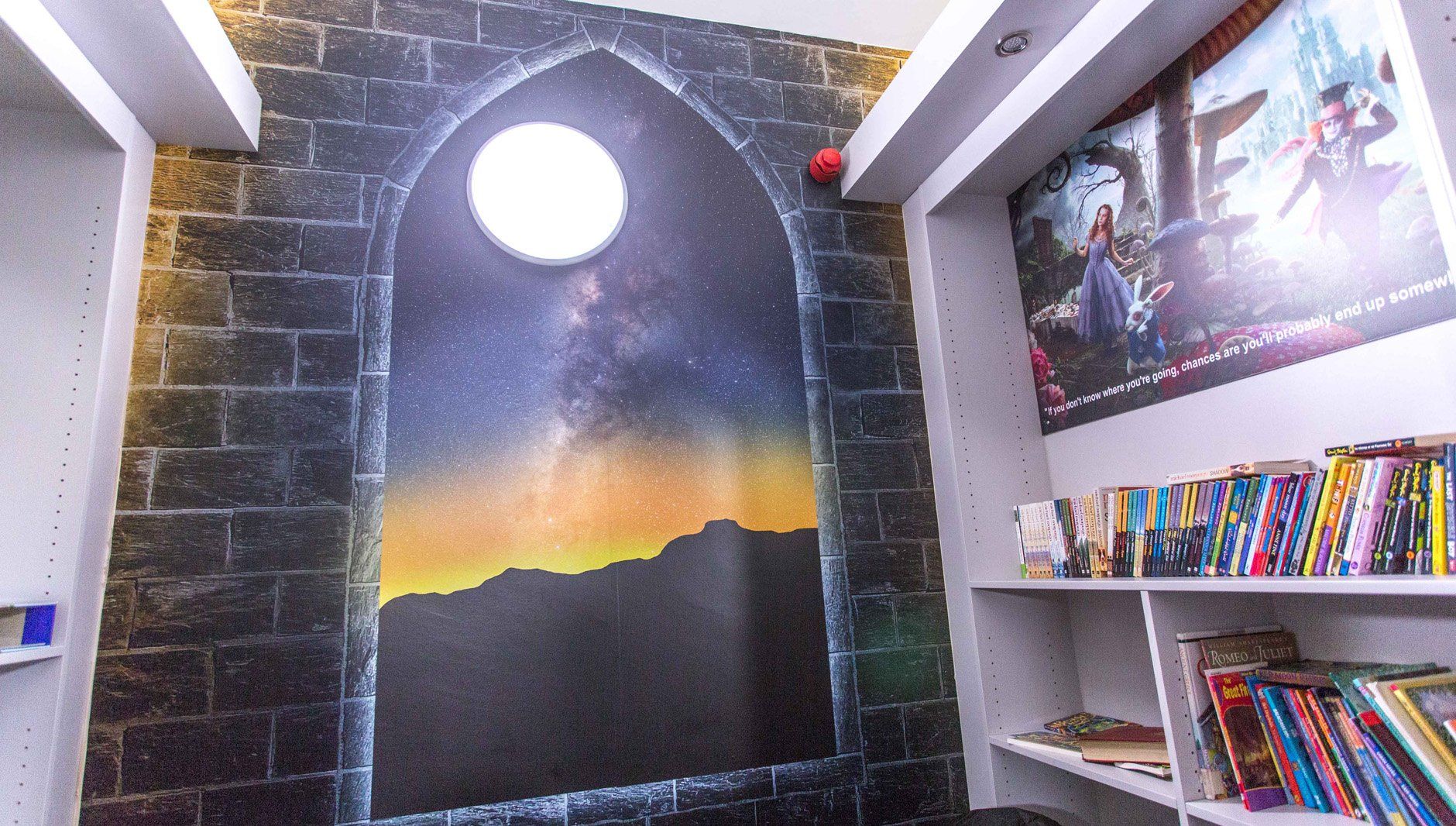 fantasy castle wall display