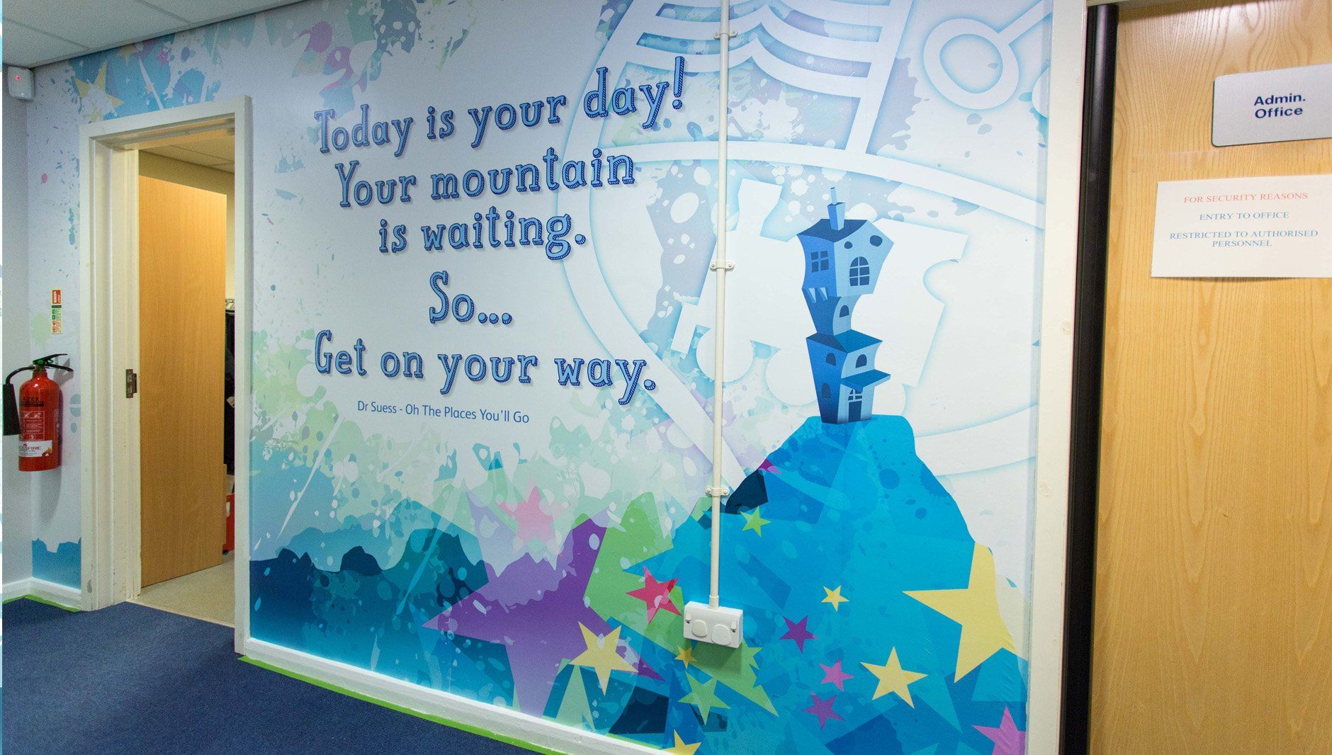 Dr Suess inspired wall display