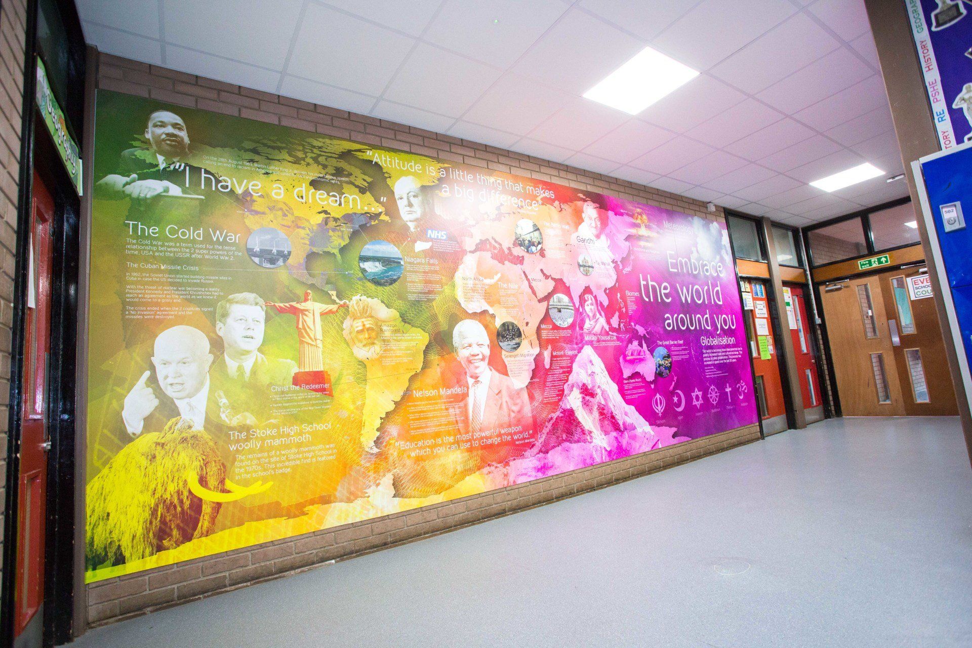 Humanities wallscape design