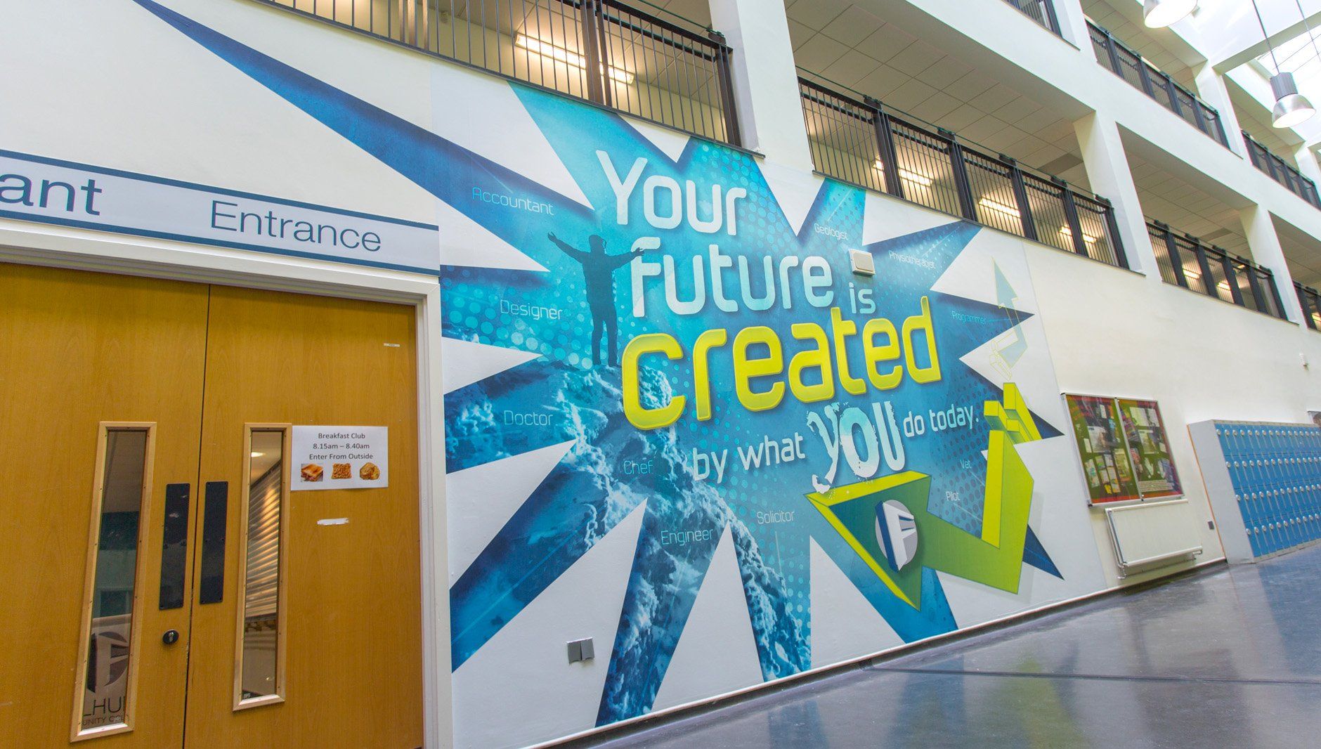 inspiring wallscape