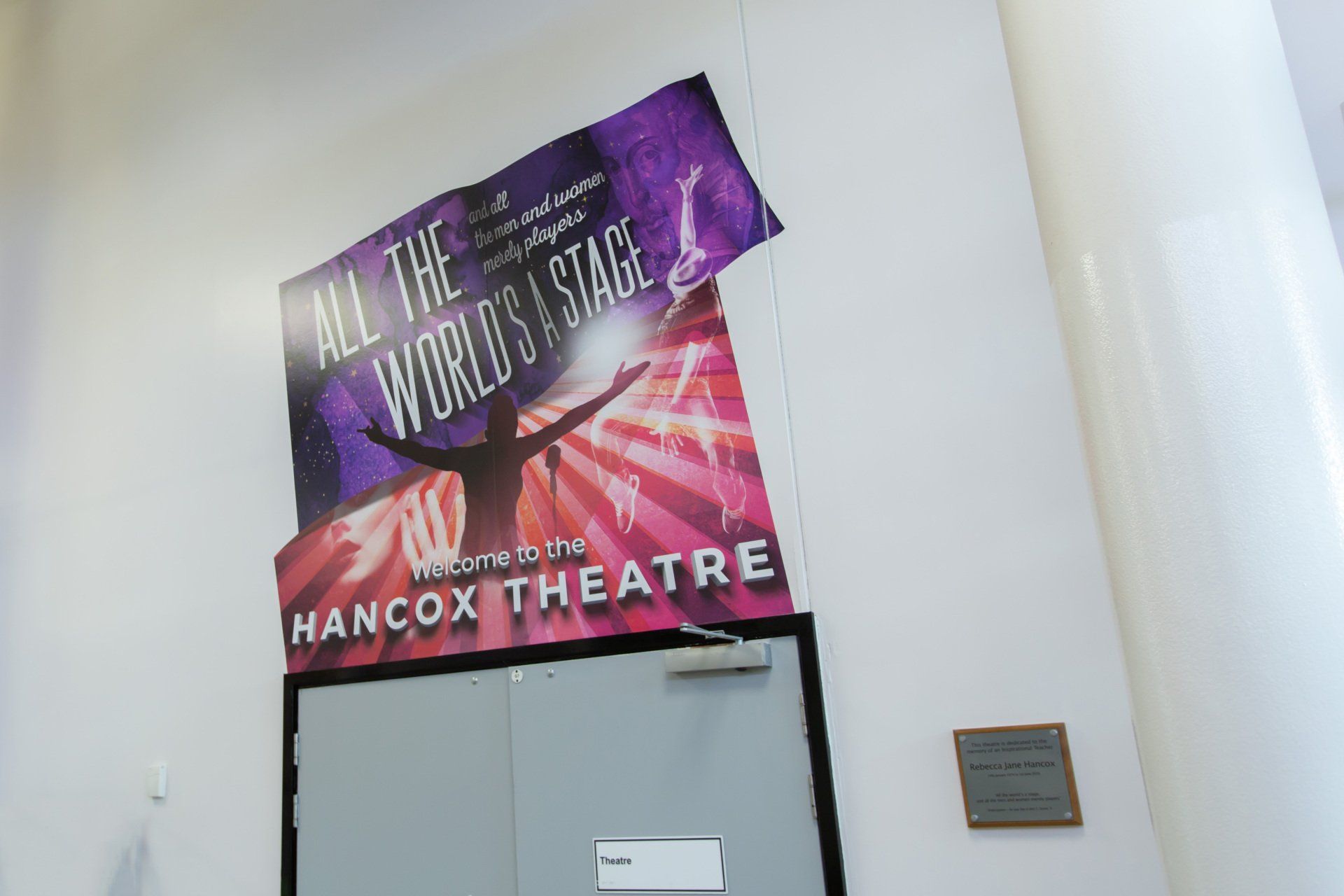theatre signage mural