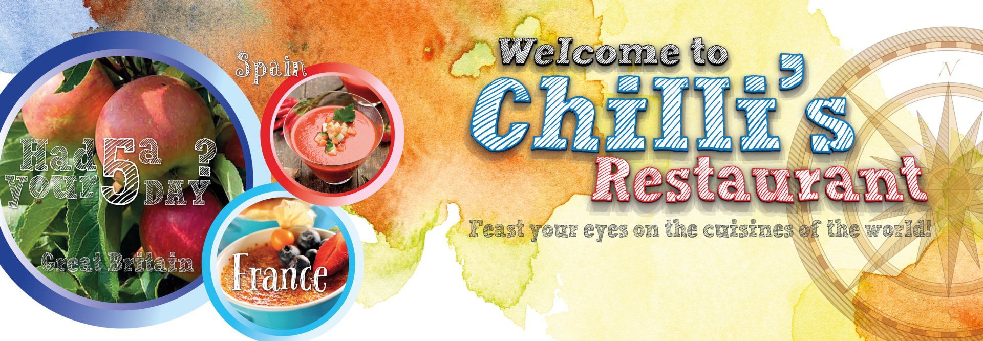 Canteen backdrop design