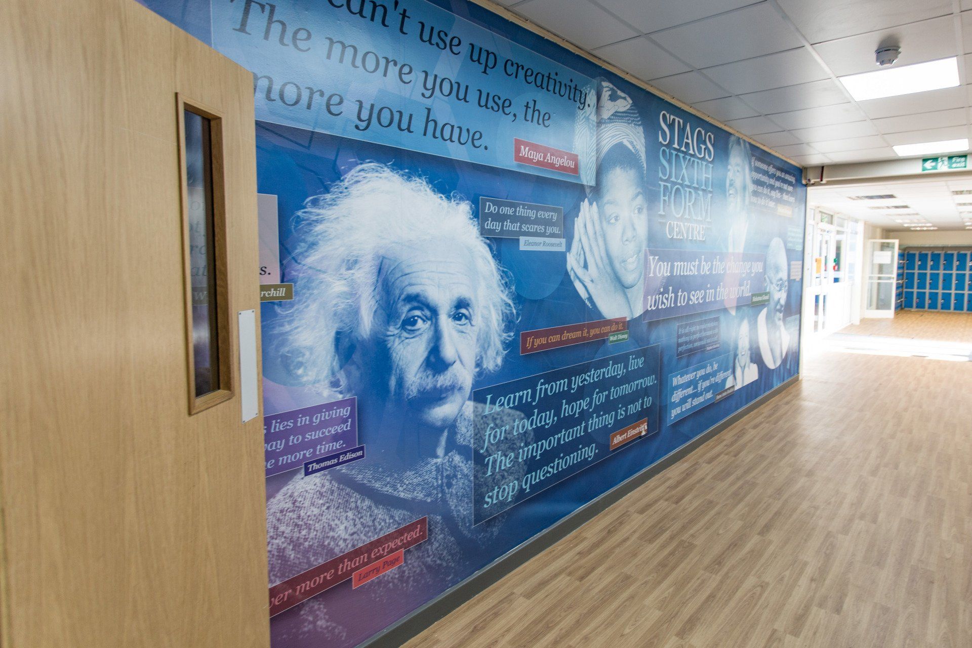 Digital vinyl wall mural wrap