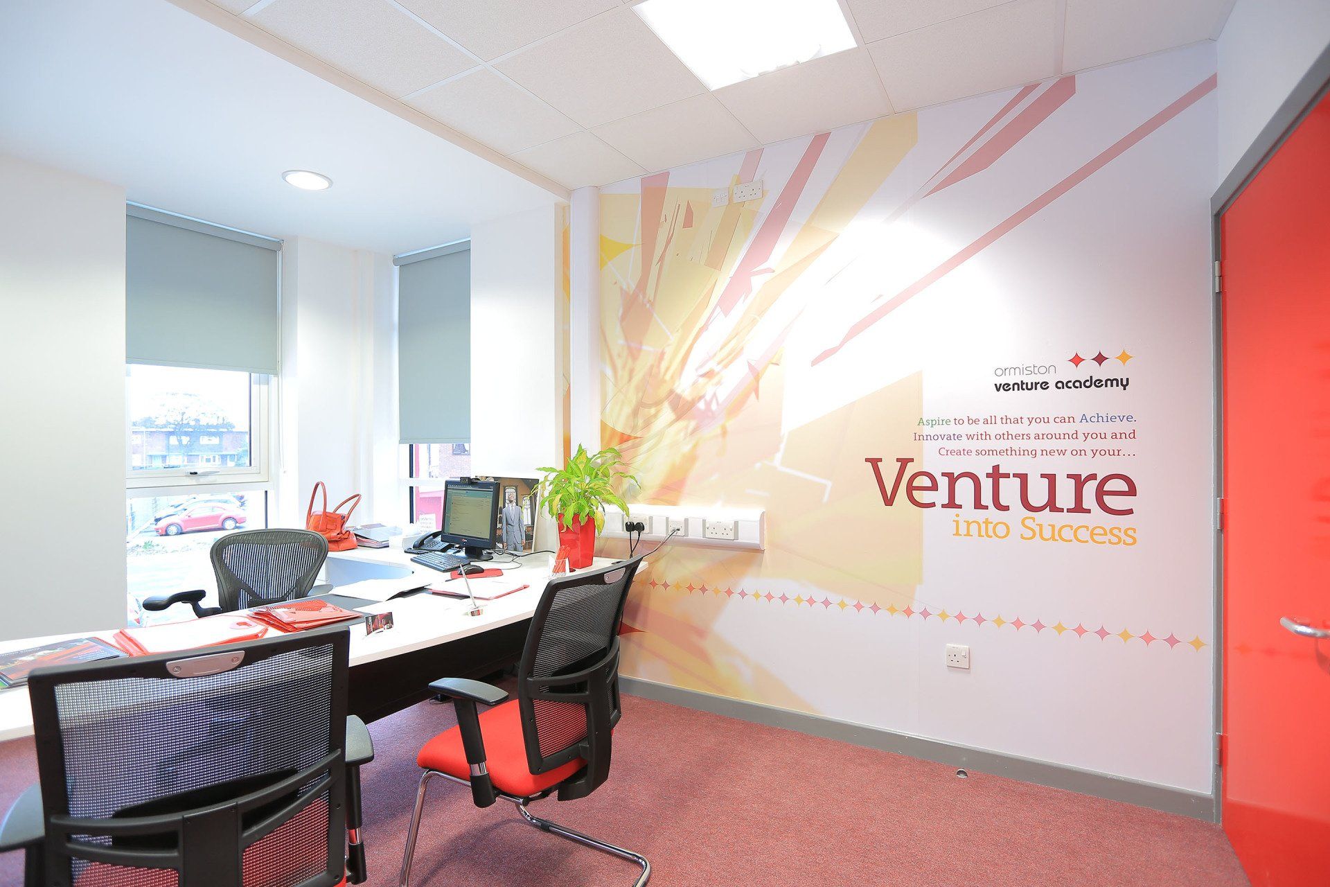 office bespoke wallpaper design
