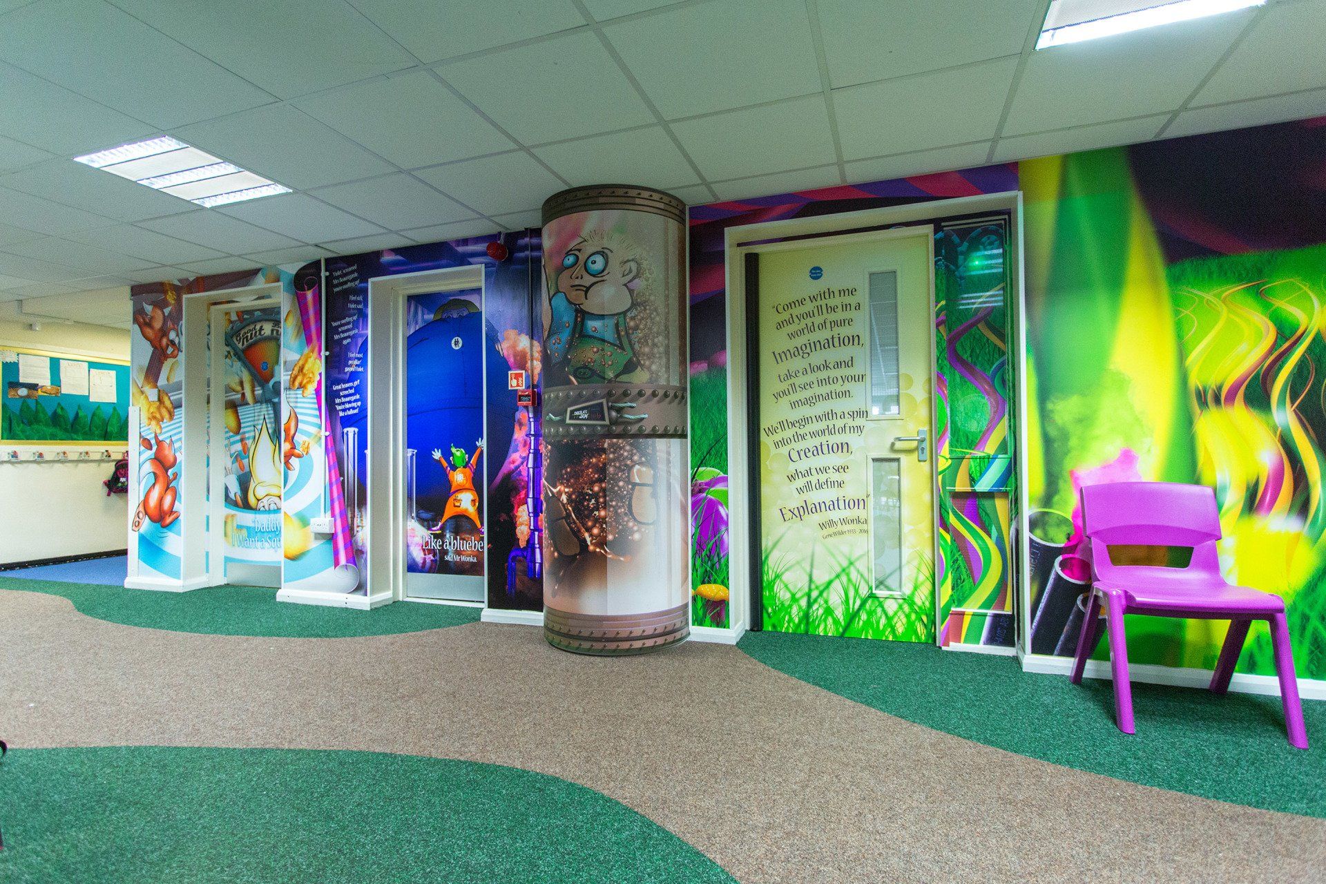 primary school wall design