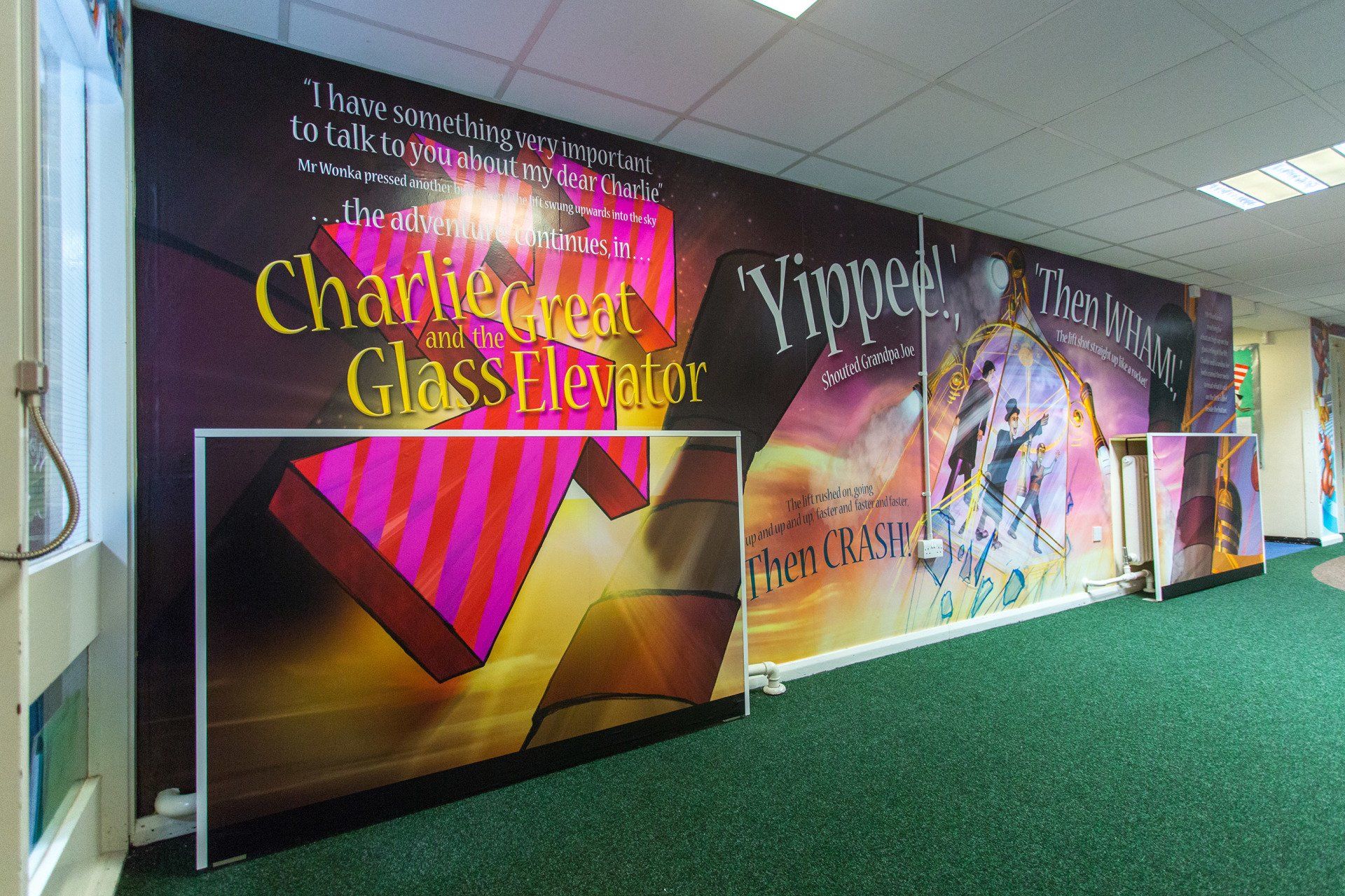 willy Wonka wallscape