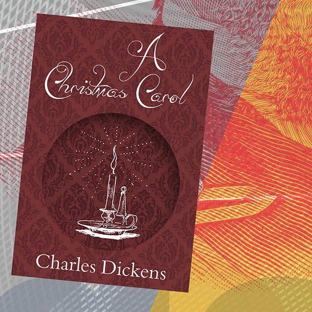 English wall mural design Charles Dickens