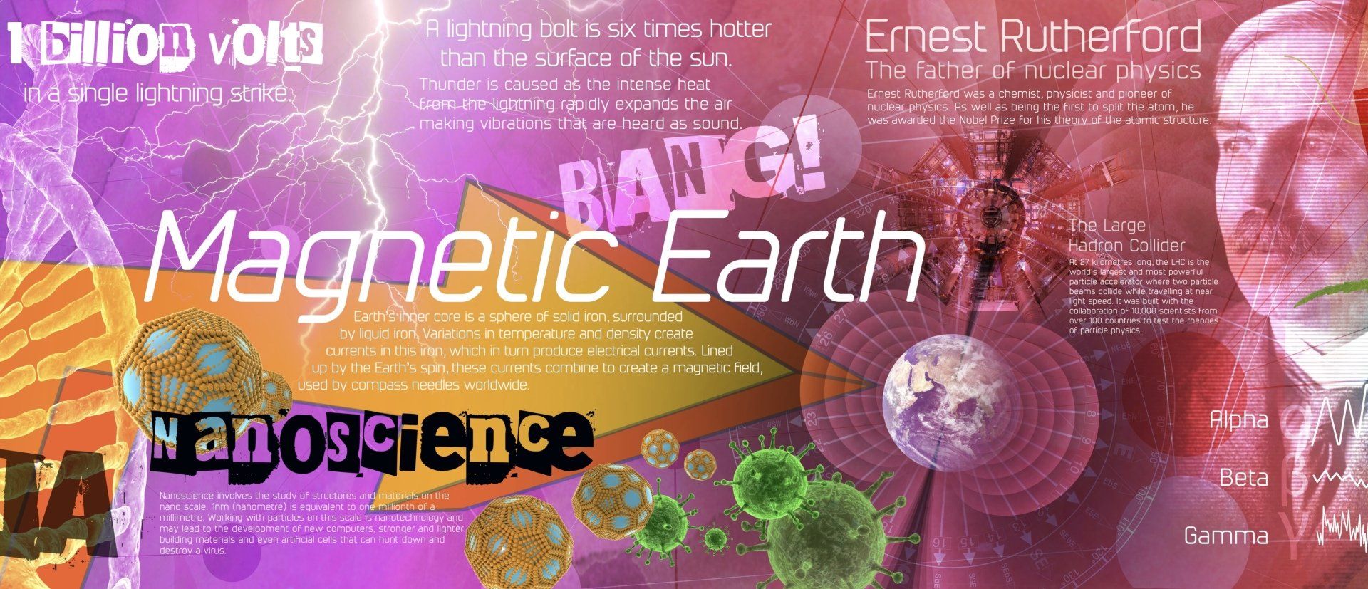 science physics wallscape