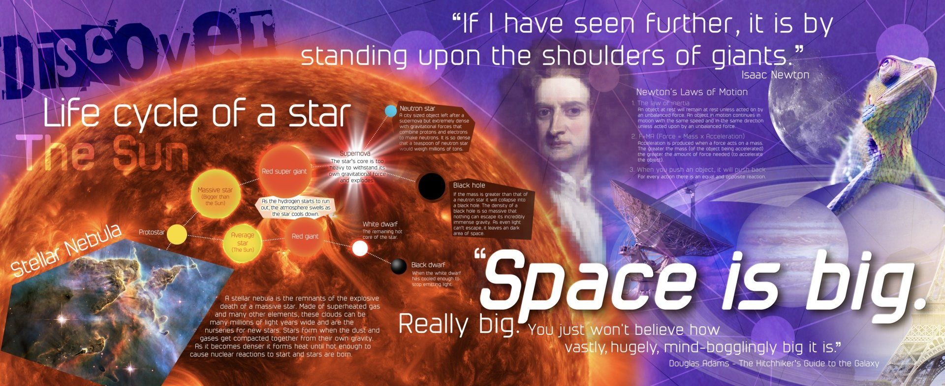 science wallscape design