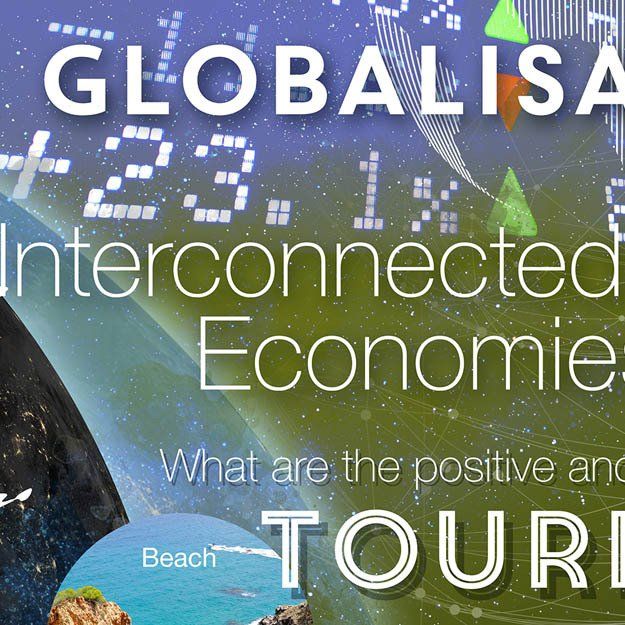 geography school wall mural globalisation sample design