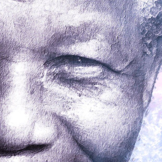humanities wall mural sample showing nelson Mandela