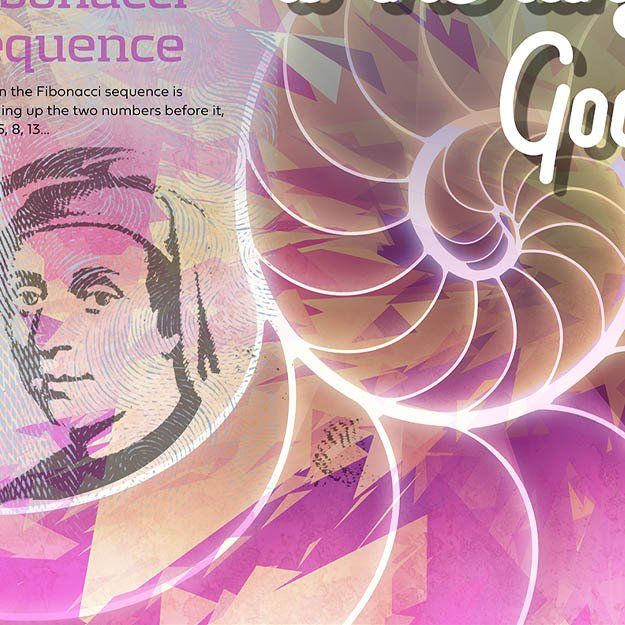 fibonacci golden ratio maths mural for schools