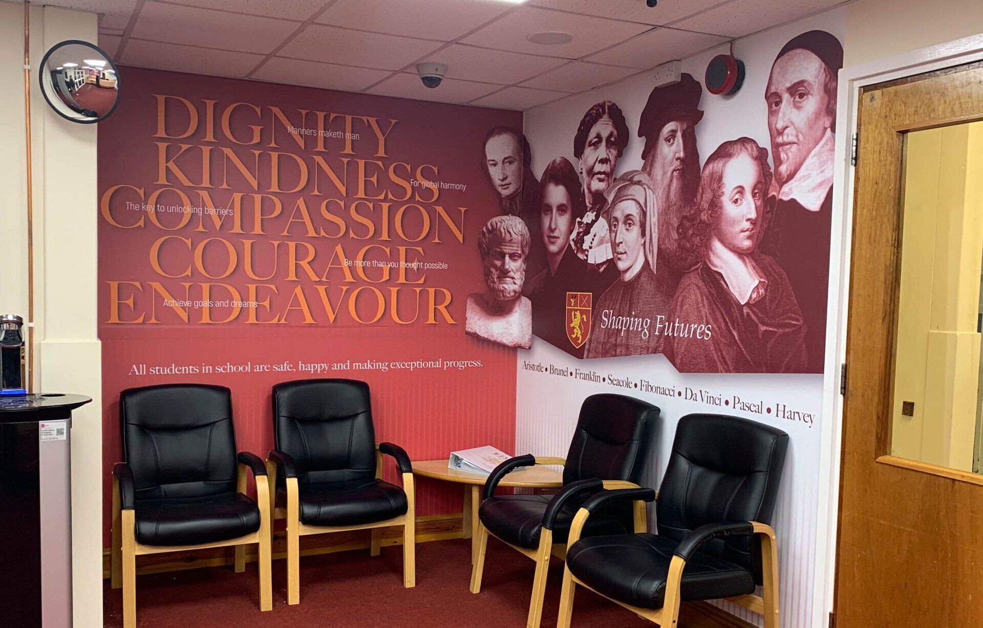 school reception decoration wall mral
