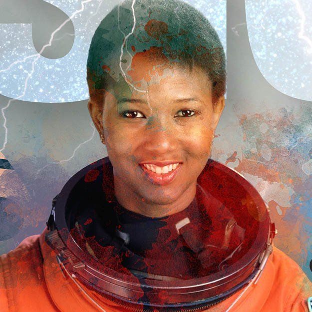 physics wall mural for schools Mae jemison