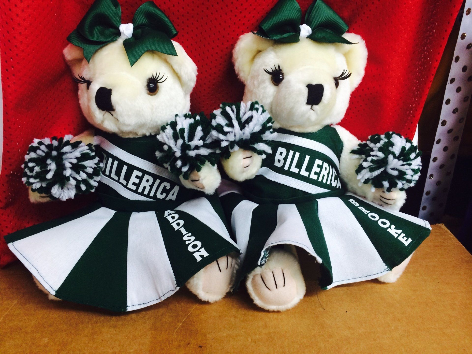 team uniform cheer bear