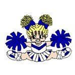 toe touch cheer girl