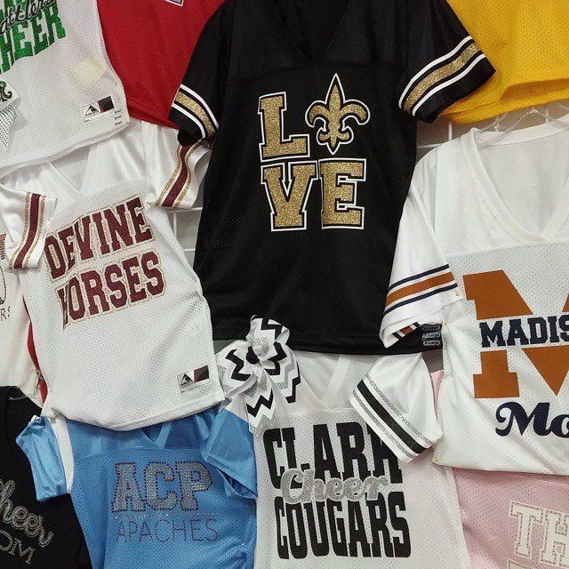 custom bling jersey