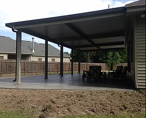 Residential House With Patio Cover — New Orleans, LA — Mike's Patio Covers & Screenrooms