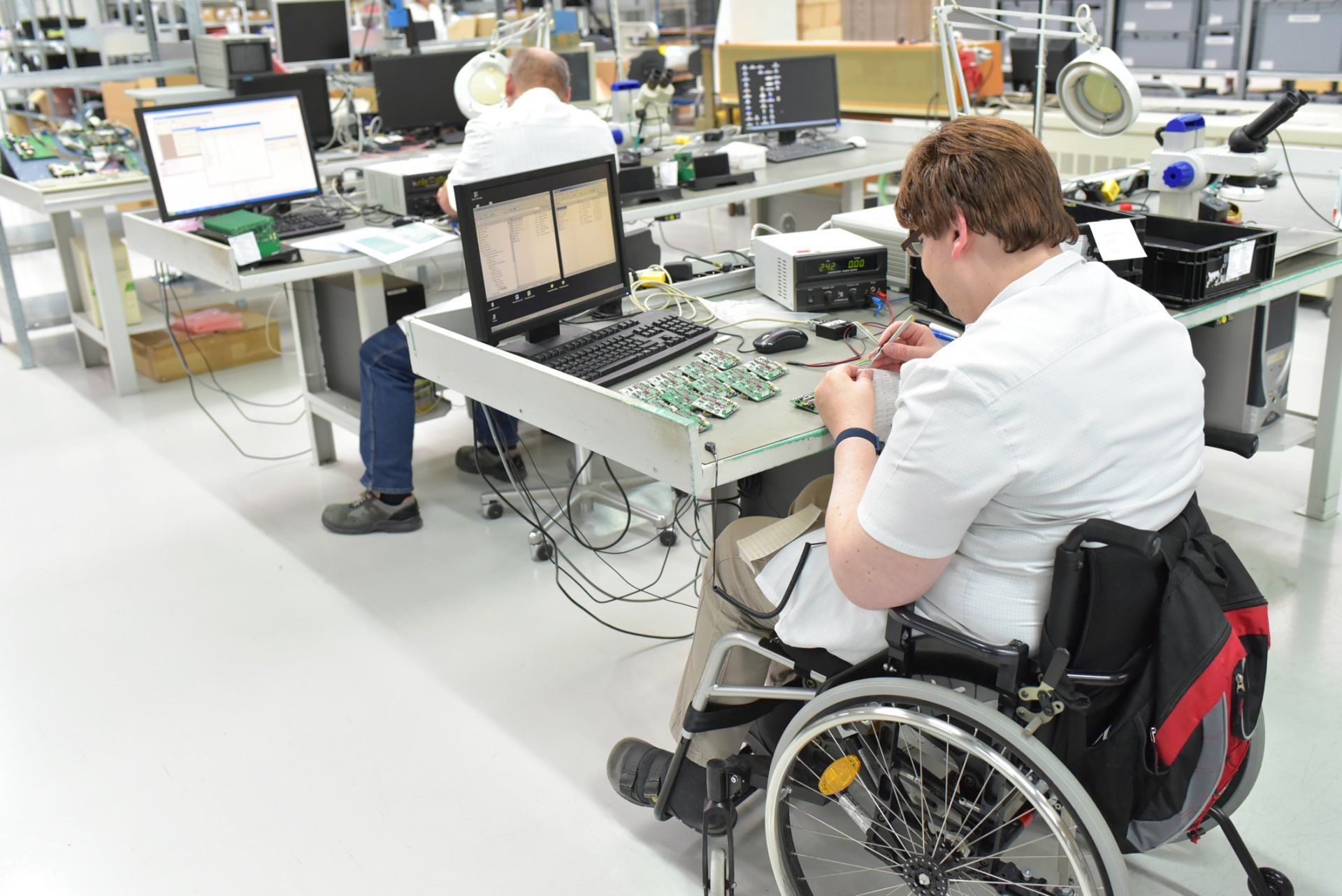 Retirement Home Alternative — Handicapped Worker in Electronics Manufacturing in Columbus, OH